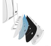 Deflector de aire acondicionado de 8 hojas, deflector de salida de dirección ajustable, cubierta de ventilación de CA montada en la pared, con filtro opcional para oficina en casa (básico sin filtro)