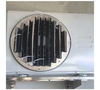 Deflector de Aire Acondicionado de Acero Inoxidable para Unidad Exterior, Pantalla de Valla de Protección de Cubierta Completa de Ventilación de Aire