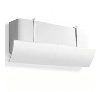 Deflector de aire acondicionado, deflector de ventilación de CA sin taladro, sin herramientas, de soplado antidirecto retráctil para la mayoría de las unidades de aire acondicionado, b