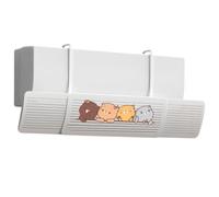 Deflector de aire acondicionado montado en la pared con función de tamaño ajustable, redirige el flujo de aire para evitar el soplado directo y proteger los muebles circundantes (B)