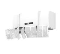 Deflector de Aire Acondicionado, Panel de Control de Flujo de Aire, Deflector de Parabrisas de 8 Hojas, Salida Anti-soplador Directo para Oficina, Dormitorio(11.8in/30cm)