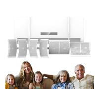 Deflector de aire acondicionado, panel de soplado directo, deflector de espacio, ángulo ajustable | electrodoméstico para mujeres embarazadas, ancianos, niños, guía de aire acondicionado, deflector de