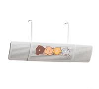 Deflector de aire acondicionado para unidades montadas en la pared que redirige el flujo de aire a través de más de 3000 agujeros, protegiendo los muebles y mejorando la comodidad (B)