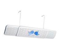 Deflector de aire acondicionado portátil, pantalla de 180 grados, montaje sin taladros