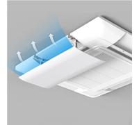Deflector de aire acondicionado, protector de viento ajustable para control de aire frío, deflector directo retráctil para mayor comodidad