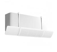 Deflector de aire acondicionado universal para aire acondicionado frío/caliente, para casa/oficina, ancianos, bebés, mujeres embarazadas, aire acondicionado, blanco, ajustable, parabrisas (B)