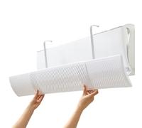 Deflector de aire de CA: deflector de aire ajustable, protección sin esfuerzo, guía de dirección de refrigeración duradera, deflector universal para conductos de techo de coche, hogar, exterior