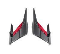 Deflector de Aire Moto Alerón Rectificador Lateral Motocicleta Cubierta Protección Decorativa Lateral Aleta ala Pequeña para CB650R 2019-2023 Motocicleta Alerones(Rojo)