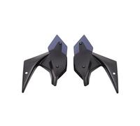 Deflector de Aire Moto Moto Par Kits Alerones Desnudos Fuerza Descendente Lateral Deflectores ala Fija Carenados para Kawasaki para Z900 2017 2018 2019 Motocicleta Alerones(Azul Marino)