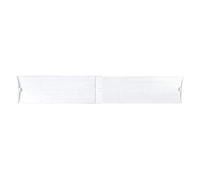 Deflector de aire universal para -brisa embalaje directo de soplado cubierta -viento otro (blanco, One Size)