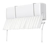 Deflector De Aireación AC - Deflector De Aire De Pared Ajustable De 33,46 Pulgadas | Parabrisas Universal Anti-soplado directo para Split Ac | Deflectores De Aire Acondicionado Giratorios De 360°. Abs
