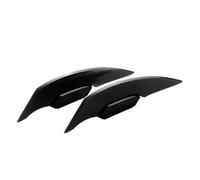 Deflector De ala De Alerón Delanteros De Motocicleta ala de Carenado de Moto(Black)