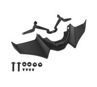 Deflector de ala for alerones Delanteros Desnudos aerodinámicos y Deportivos for Motocicleta(Black)