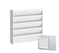 Deflector De CA - PVC De 17,72 Pulgadas | Panel De Aire Acondicionado Redirector De Ventilación Ajustable De Acero Galvanizado Para El Hogar, Oficina, Ventana, Techo, Piso, Control Climático, Duradero