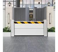 Deflector de control de inundaciones: barrera de agua de aluminio extraíble de 70 x 80 cm para una protección eficaz contra inundaciones, solución de control de inundaciones duradera y ligera