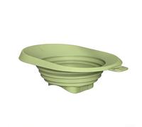 Deflector de embudo para máquina SLUSHIE con refuerzo de borde en silicona para evitar que se mueva o se levante durante la mezcla (verde)
