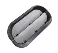 Deflector de escape de ventilación de aire para parachoques trasero para Q5 para A4 para A3, para Jetta para Passat, deflector de plástico ABS inserto de rejilla inferior 6R0819465 repuesto negro
