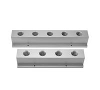 Deflector de escape dividido tipo T G1/2, fila de distribuidores neumáticos engrosados, bloque de derivación de descarga de agua y aire, tubería divisora(T Type 5 Way (50mm))