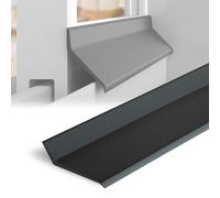 Deflector de lluvia de goma, Burlete de goma autoadhesivo for ventana negro 4,5/5,5 cm 0,5-5 m(5.5cm,2m)