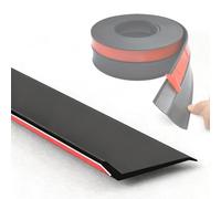 Deflector de lluvia de goma, Deflector de alféizar ventana goma autoadhesivo, drenaje 135 grados, negro, 4,5/5,5 cm, 0,5-5m(5.5cm,3.5m)