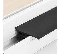 Deflector de Lluvia Puerta Ventanas - Protector contra La Lluvia para El Hogar, Sello Impermeable de 135° Que Evita Filtraciones De Lluvia, Ancho de Ranura de 18 mm(1m)