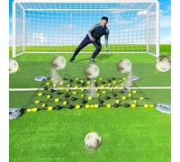Deflector De Matriz De Suelo 2,8×2M, Equipo De Entrenamiento Para Porteros, Con Múltiples Ángulos De Refracción Y 4 Bolsas De Agua, Para Entrenamiento De Reflejos Y Agilidad