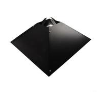 Deflector de metal resistente a las ardillas para 4 x 4 para postes de madera diseñado para adaptarse a tamaños estándar de postes para una defensa fiable del alimentador