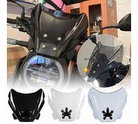 Deflector de Pantalla de Visera de Viento para Parabrisas de Motocicleta Compatible con Ho-nda CB650R CB-650-R (2019-2021) CB1000R CB-1000-R (2018-2020) Protector de Parabrisas Pare-brise (Fumar)