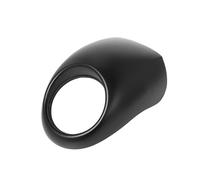 Deflector de Parabrisas Compatible con Harley Sportster Dyna FX/XL 883 1200 48, lámpara para Faro de Motocicleta, máscara, carenado, Montaje Horquilla Delantera, plástico ABS(Matte Black)