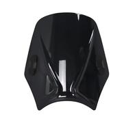 Deflector de Parabrisas para Keeway para Superlight 125/150 / 200 Cubiertas De Parabrisas Motocicleta Faros Redondos Bicicletas Calle Deflectores Viento Deflector cupula Moto(Black)