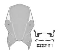 Deflector De Parabrisas para Motocicleta para Suzuki GSX-S1000 GSX-S950 GSX S1000 S950 2021-2023. Extensión con Soporte Montaje Deflectores Alerón Parabrisas De Motocicleta(Titanio)