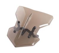 Deflector de Parabrisas para MT-03 para MT03 para MT 03 2020 2021 2022 Deflector De Viento De Flujo De Aire para Motocicleta Visor Flyscreen Pare-Brise Deflector cupula Moto(Brown)