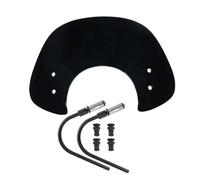 Deflector de Parabrisas para Piaggio para Vespa GT200 para GTS 250 300 LX125 LX150 LX50 Deflector Aire Motocicleta Parabrisas Protector A Prueba Polvo Deflector cupula Moto(Smoke-Short)