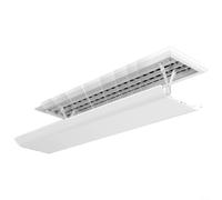 Deflector de pared de CA guía de flujo de aire ajustable para aire acondicionado para evitar corrientes de aire frío y redirigir el aire frío para una habitación cómoda