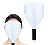 Deflector de recortadora facial | Herramienta profesional para el cabello para Bang Baffle | Cubierta de la cara del salón de la visera de la cara, gafas transparentes Protector de ojos de laca para e