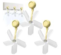 Deflector De Rejilla De Aire Acondicionado | Juego De 3 Desviadores Con Ventosas Para Climatización,Guía Ventilador Anti-Soplido Directo Y Reductor De Ruido Para Salón, Habitación Infantil Y