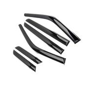 Deflector de Ventana de Coche Compatible con Fangchengbao 5 Leopard 5 Denza B5, Accesorios 2024, 2025 y 2026, Protector de Visera for Lluvia y Sol.(6PCS Black)