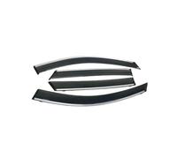 Deflector de Ventana de Coche Compatible con Honda CRV CR-V 2007-202, Protector de Lluvia, moldura de Acero Inoxidable(2023-2025)