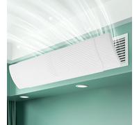 Deflector de ventilación central de aire acondicionado ajustable para una experiencia de flujo de aire (filtro de anión)
