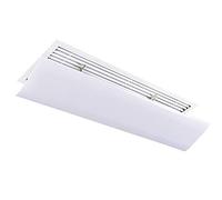 Deflector de ventilación de aire acondicionado ajustable, control de flujo de aire de techo ciego, difusor de aire antirreflejos para el hogar/oficina, mejora la comodidad y la eficiencia energética