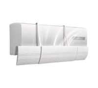 Deflector de viento de aire acondicionado - Deflector de viento para aire acondicionado de ventana,guía de orientación ajustable, montaje en pared antialiento directo para sala de estar, oficina