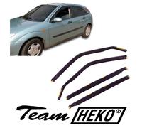 Deflector de viento deflector de lluvia Heko para Ford Focus 1998-2005 4...