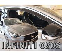 Deflector de viento Deflector de lluvia Heko para Infiniti Q30S 2015-2019 5...