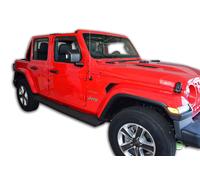 Deflector de viento deflector de lluvia Heko para Jeep Wrangler JL a partir...
