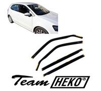 Deflector de viento deflector de lluvia Heko para VW Polo 2009-2014 5 puertas...