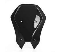 Deflector de viento delantero carenado frontal panel de parabrisas acrílico protector de parabrisas para motocicleta Z900 SE 2025 Protector de viento transparente gris negro (negro)