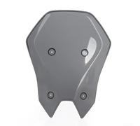 Deflector de viento delantero carenado frontal panel de parabrisas acrílico protector de parabrisas para motocicleta Z900 SE 2025 Protector de viento transparente gris negro (gris)