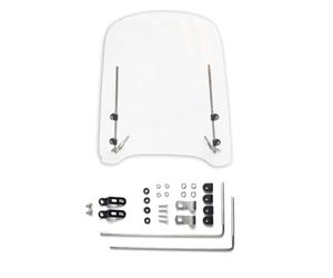 Deflector de viento para bicicleta de empuje, parabrisas delantero para bicicletas, protección contra el viento, visibilidad clara, deflector de viento para viajes, turismo de, completo con
