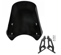 Deflector De Viento para Parabrisas De Motocicleta para Yamaha XSR 900 XSR900 2016-2021, Alerón Y Pantalla con Soporte. Protector De Carenado Deflector De Viento(Negro)