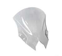 Deflector de viento para parabrisas delantero para Kawasaki para 500 SE 2024-2025, panel de parabrisas acrílico alto, negro transparente gris (gris)